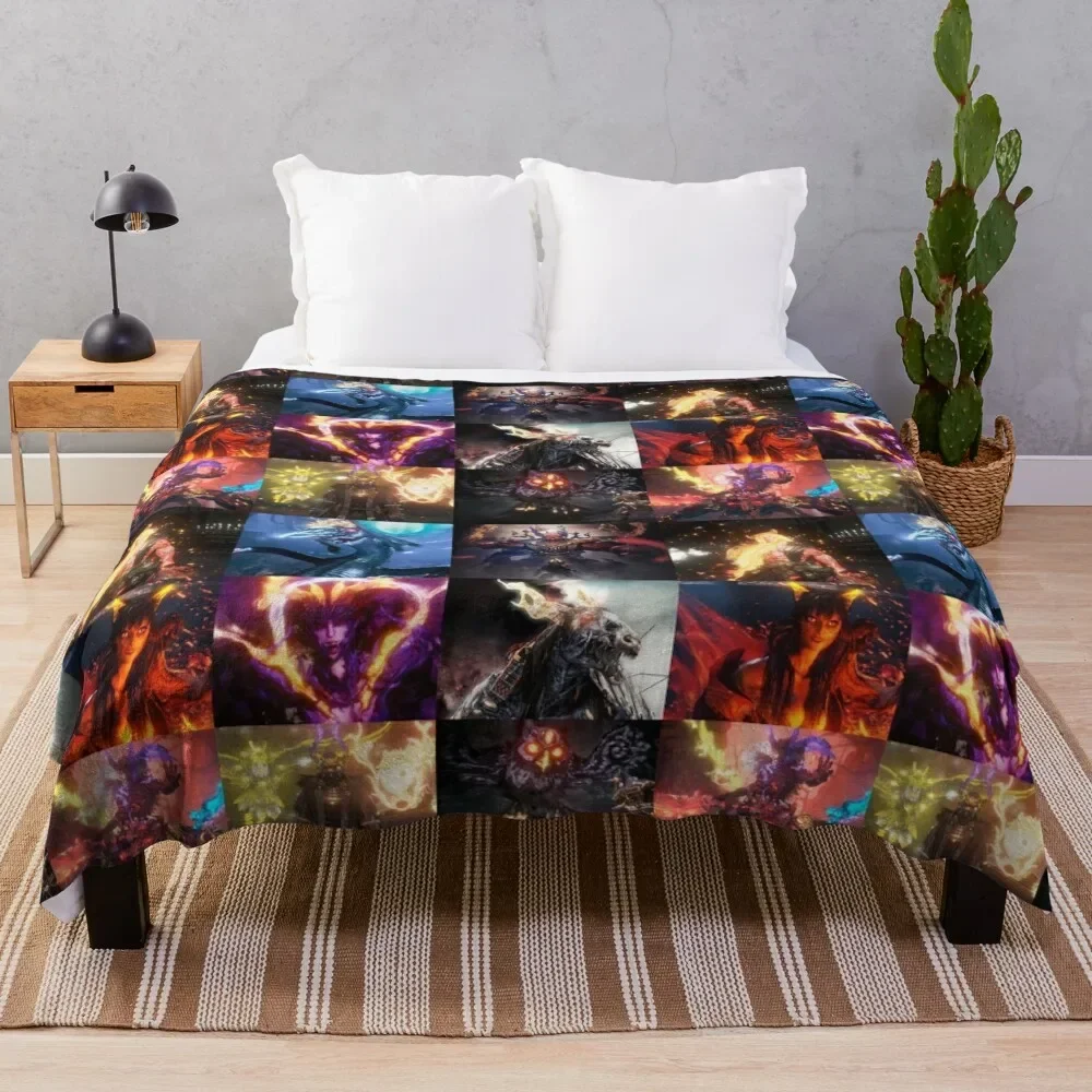 Nioh 2 Boss Coperta Da Tiro Pisolino Anime Flanella Divano Trapunta Coperte