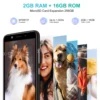 XGODY X60,6.0 inch,Smartphone Android,2+16GB ROM,Android,Dual SIM,3000mAh,Mobile phones,Quad Core,4G Cellphones,with Case Films 6
