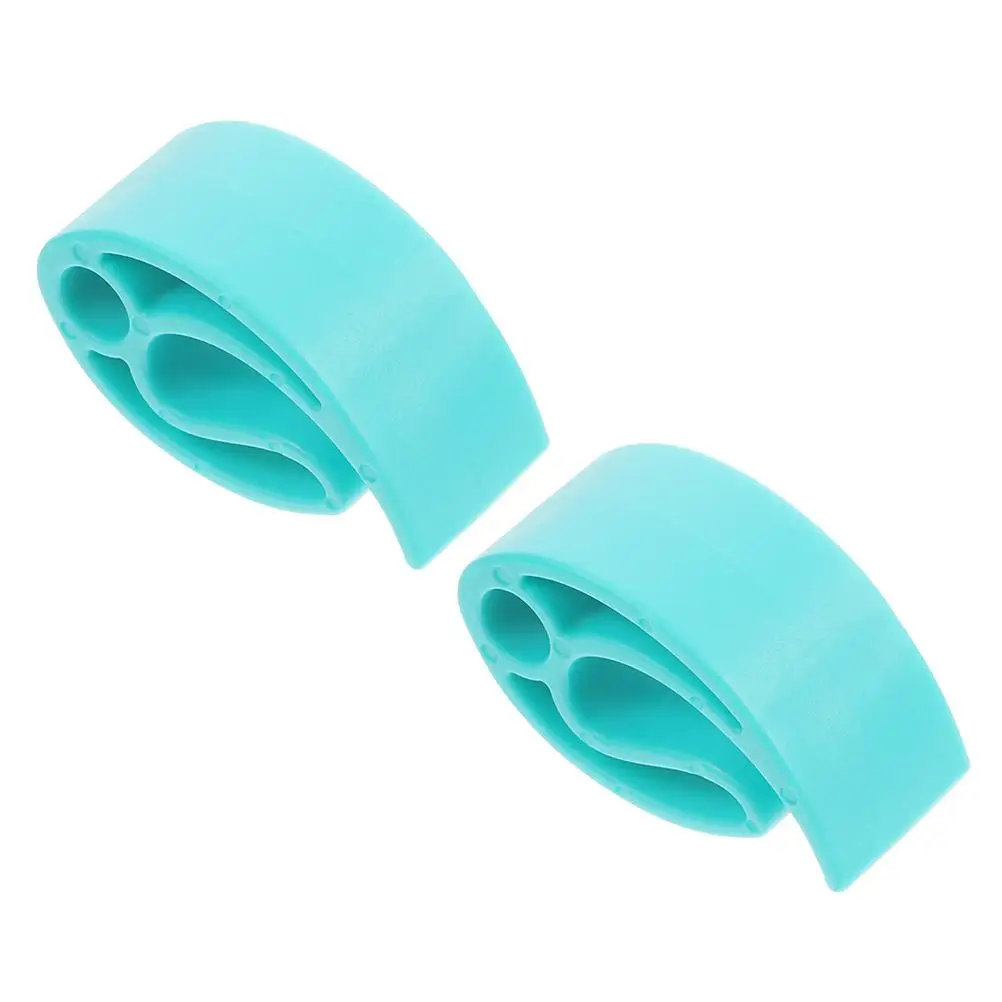 2Pcs Flying Disc Clamp Daily Use Small Carrier Wear Resistant Holder Outdoor Sports Green Color PE Material Lightweight