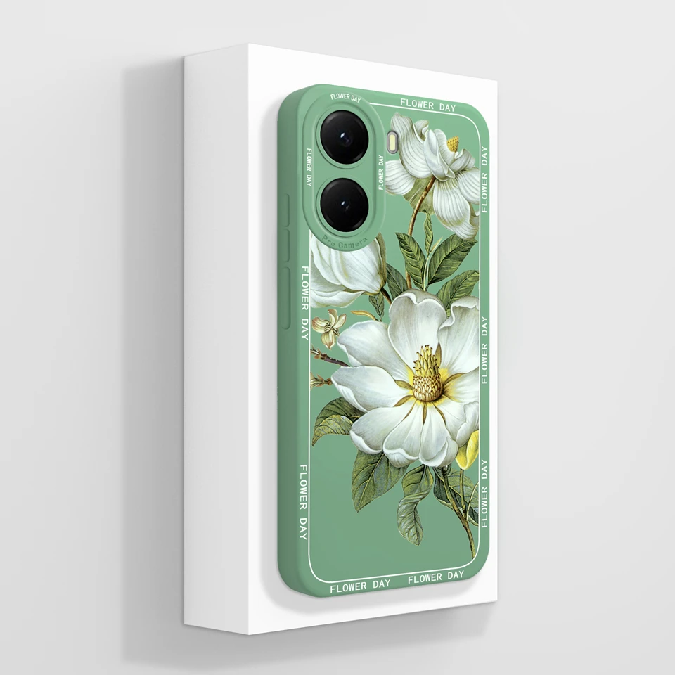 Sun Cat Flower Durable Shockproof Non-slip Liquid Soft Phone Case Cover