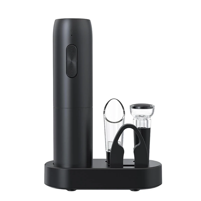 Electric Corkscrew Opener Rechargeable Wine Opener Wine Bottle Opener Electric Corkscrew Perfect Gift for Wine New Dropship electric wine opener set rechargeable batteries usb charging cable electric corkscrew with foil cutter pourer vacuum stopper