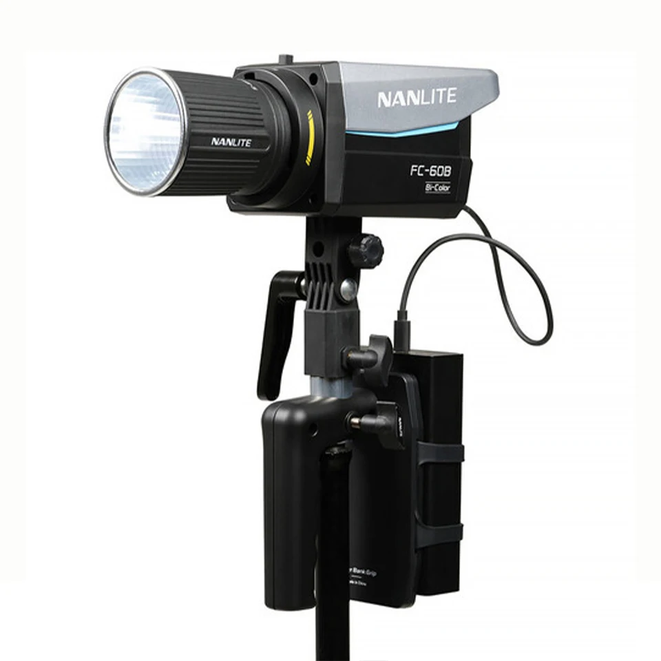 Nanlite BT-BG-PB Power Bank Battery Grip for FC-60B and FC-120B Support Handheld or with the Light Frame Installation