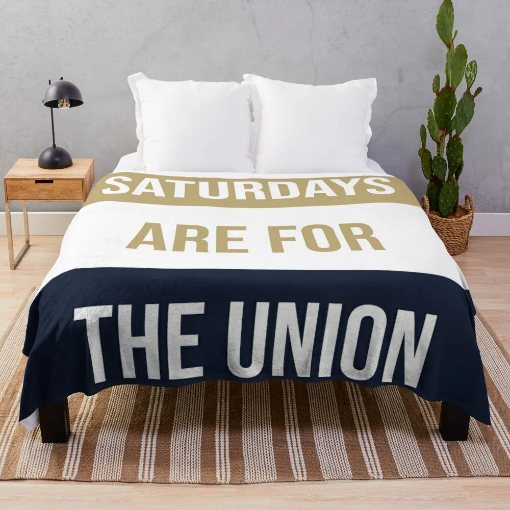 

Saturdays Are For The Union Throw Blanket Blankets For Baby Summer Blanket