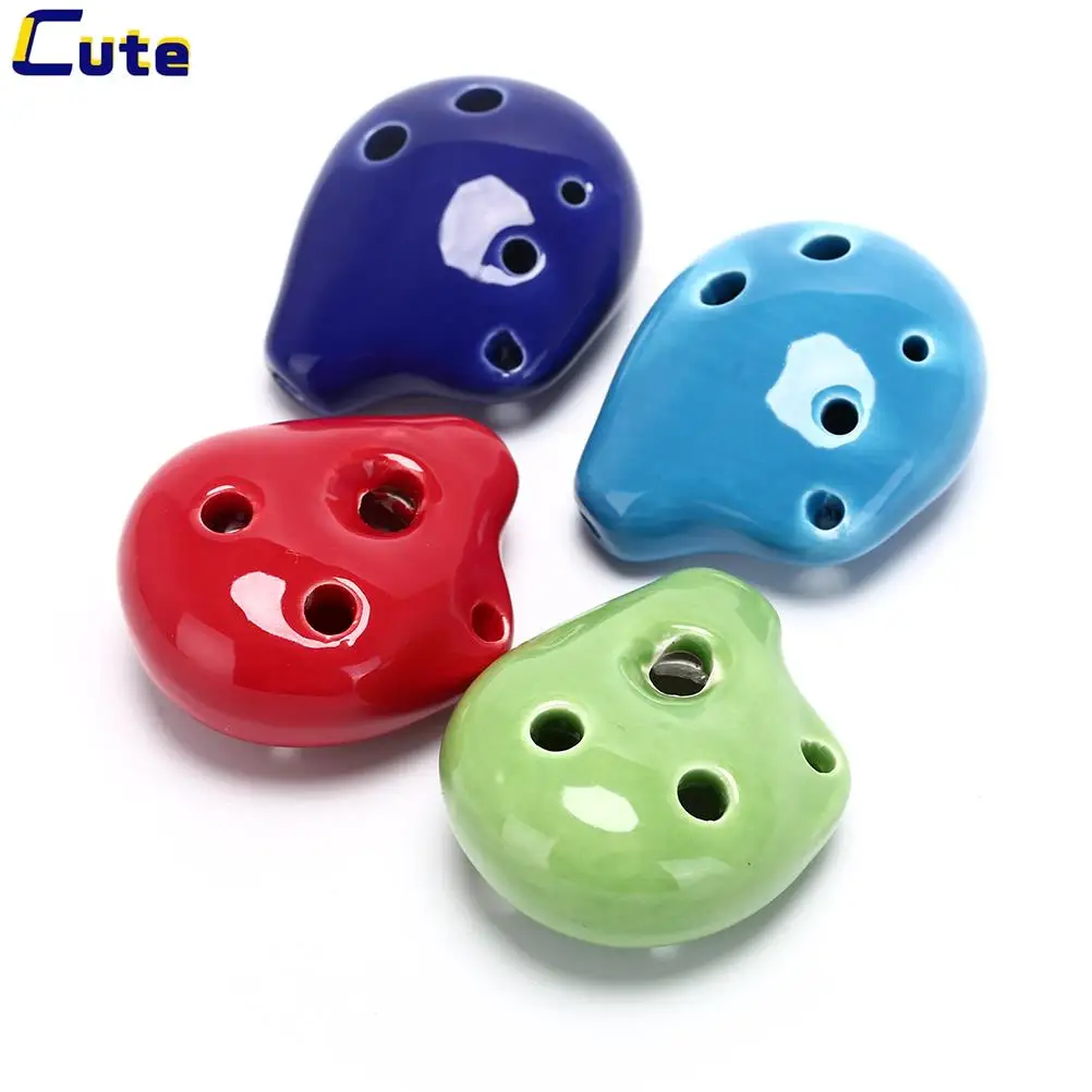 

Горячая Распродажа Fluit 6 Gat Sopraan C keramq Flauta Ocarina Of Time мини-окарина Ocarina Fluit Kids 'S speelmuziekinstrumenten