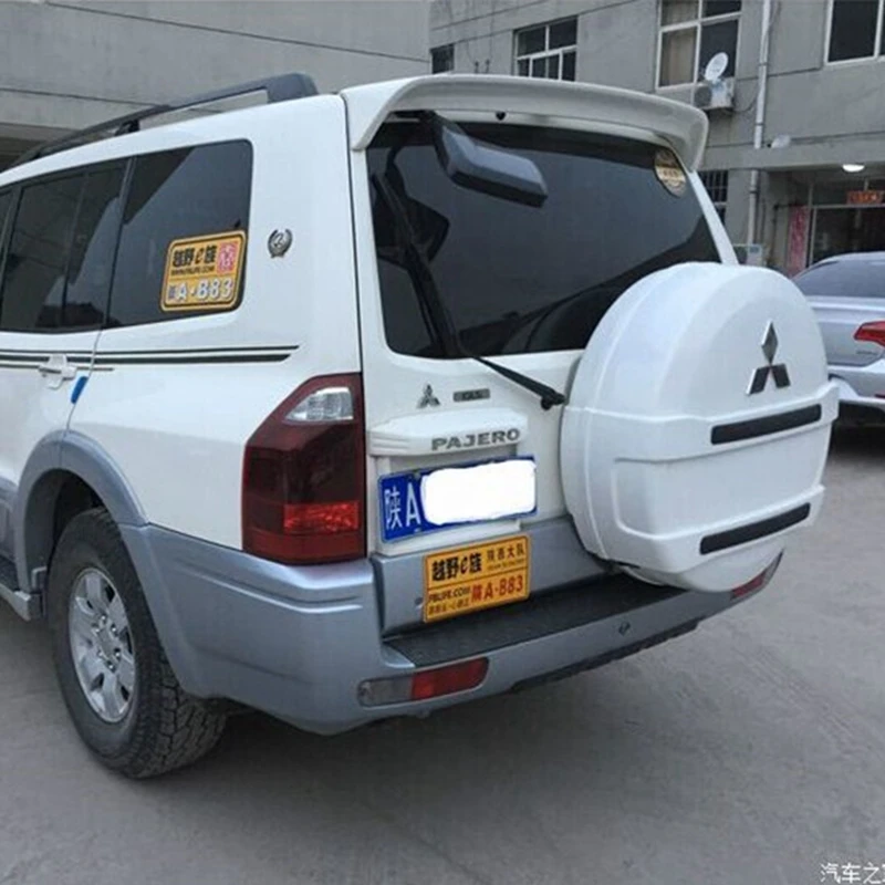 Pajero ABS Plastic Material Unpainted Primer Rear Wing Spoiler for Mitsubishi Pajero V73 2007-2015 4 Pajero ABS Plastic Material Unpainted Primer Rear Wing Spoiler for Mitsubishi Pajero V73 2007-2015 4