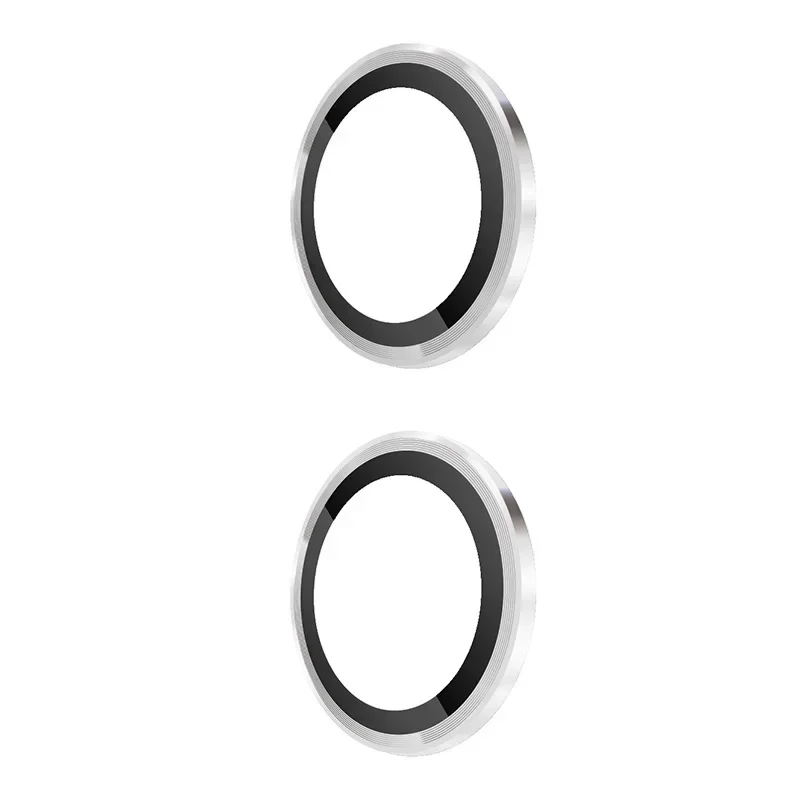 Premium Rear Alloy Camera Protector with 9H Glass & Metal Lens Frame Ring