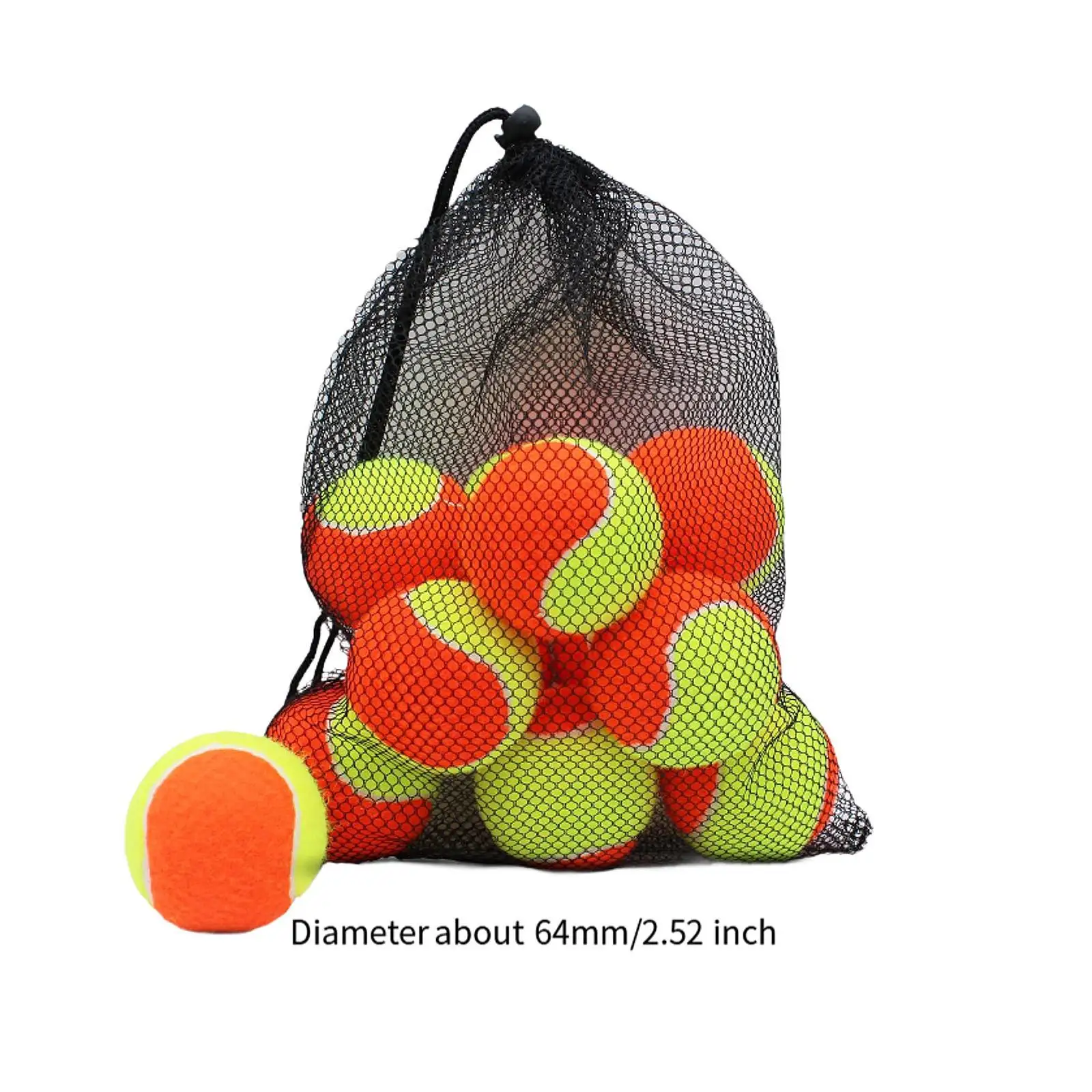 20 Pieces Tennis Balls Elastic Balls Playing Dogs Toy 64 mm Dia