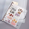 24pcs Transparent Double Adhesive Tape False Nails Display Stand Glue Stickers Acrylic Practice Showing Bar Nail Art Tools Yuki* 6