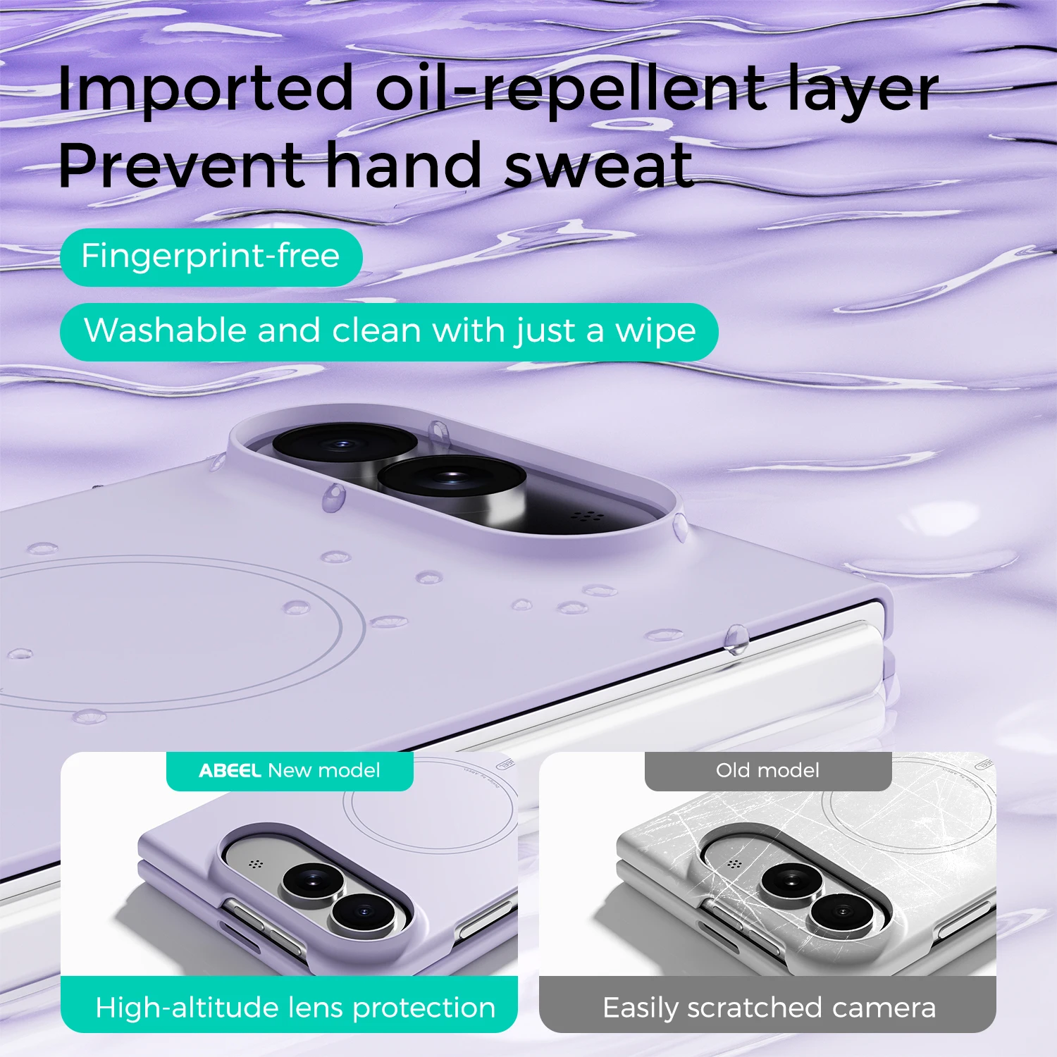 Luxurious Slim Shockproof Duo Case with MagSafe-Compatible Magnetic Wireless Charging