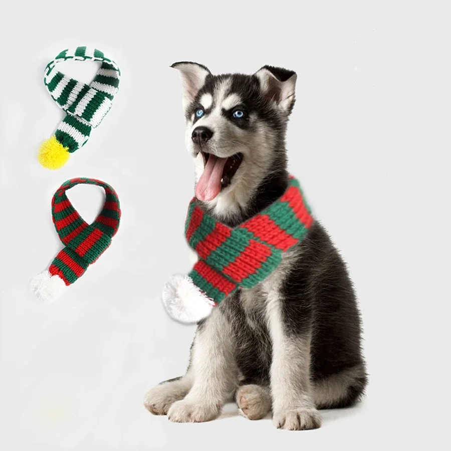 1pc Pet Christmas Headwear Cat Christmas Hat Pet Scarf Holiday Decoration Photography Accessories