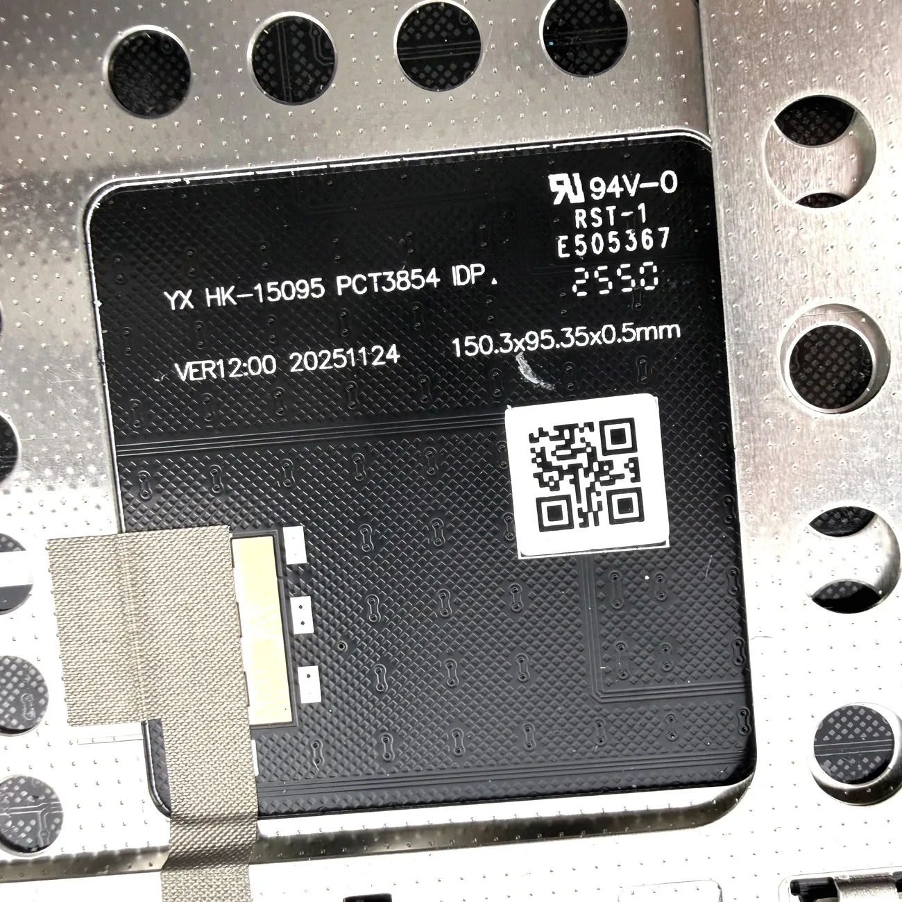 모델 X8RP557P P/N TPMR02G100-2011 TPMR02G100-201160104007H용 노트북 터치 클릭패드 트랙패드