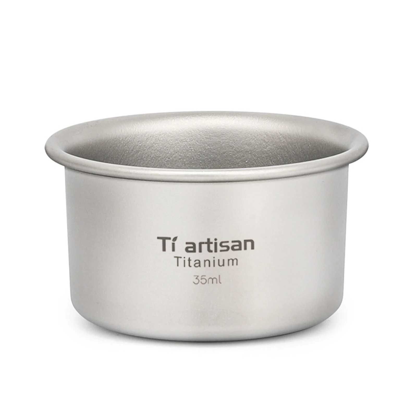 

1pc Whiskey Wine Cup Wine Outdoor Titanium Tea Tableware Cup 35ml For Camping, Hiking, Picnics, Travel