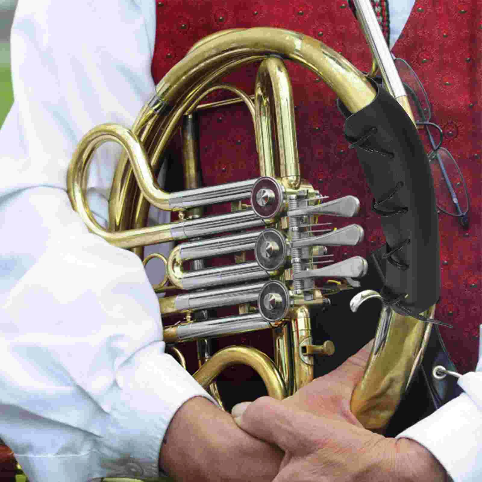 

French Horn Gloves Guard for Music Instrument Anti-skid Replacement Protective Hand Pu Non-skid