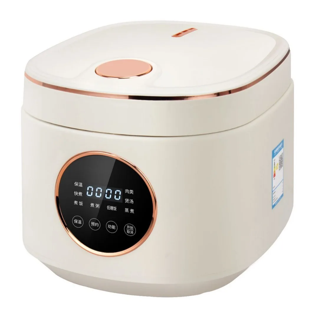 Electric Rice Cooker 5L Large Capacity Ceramic Glazed Non Stick Inner Pot Multi Function Home Use