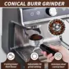 Espresso Machine with Grinder, Professional Espresso Maker with Milk Frother Steam Wand, 20 Bar Barista Cappuccino Machine,1450W 6