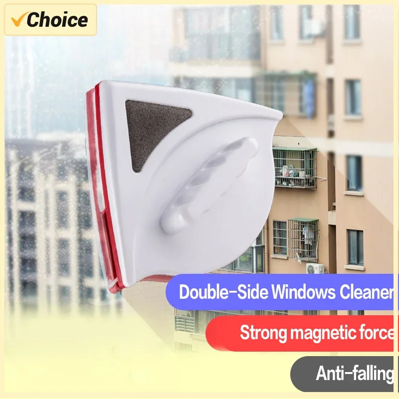 Magnetic Window Cleaner Household Office Special Glass Window Cleaning Tool Automatic Water Discharge Double-layer Wiper
