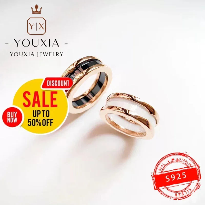 

1:1Hot sale Western style Customized luxury party gift Woman ring design fashion trend style Luxury Personality Classic Jewelry