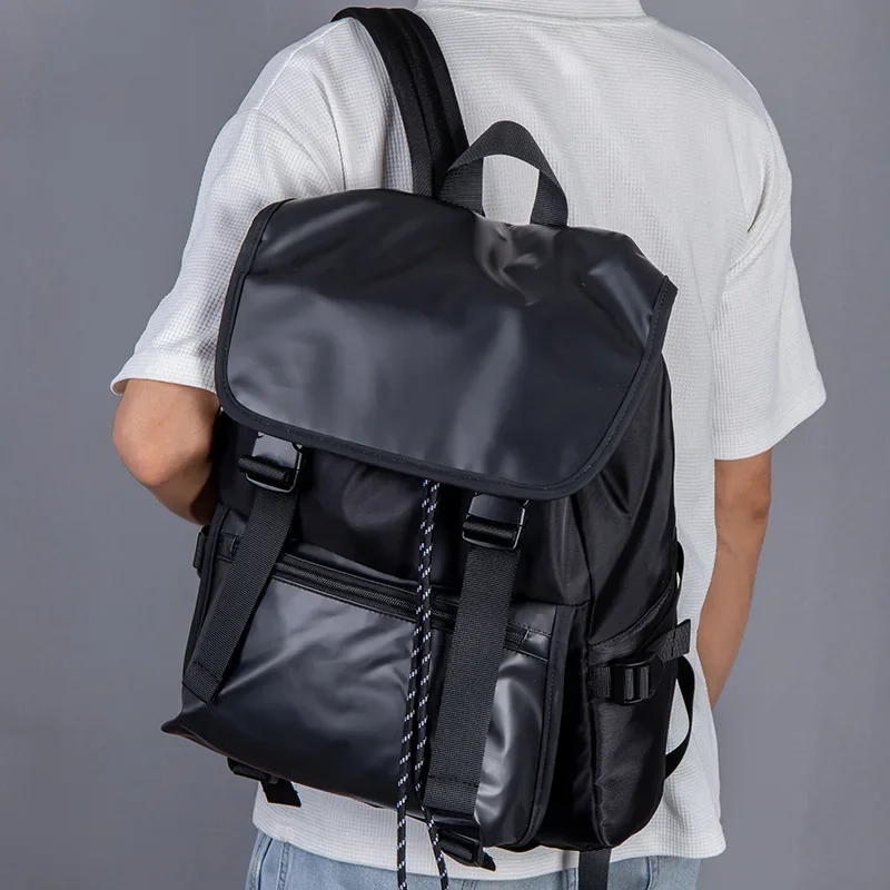 Trendy College Men's Backpack Ins Commuter Business Bag Casual Laptop Bag
