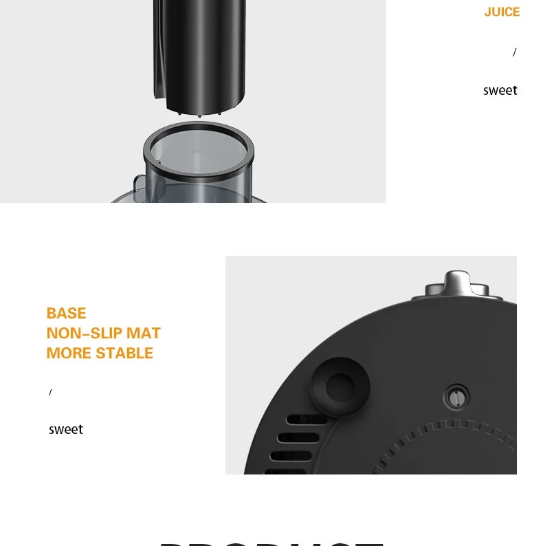 Centrifugal Juicer For Fruit And Vegetables Stainless Steel_voghion.com