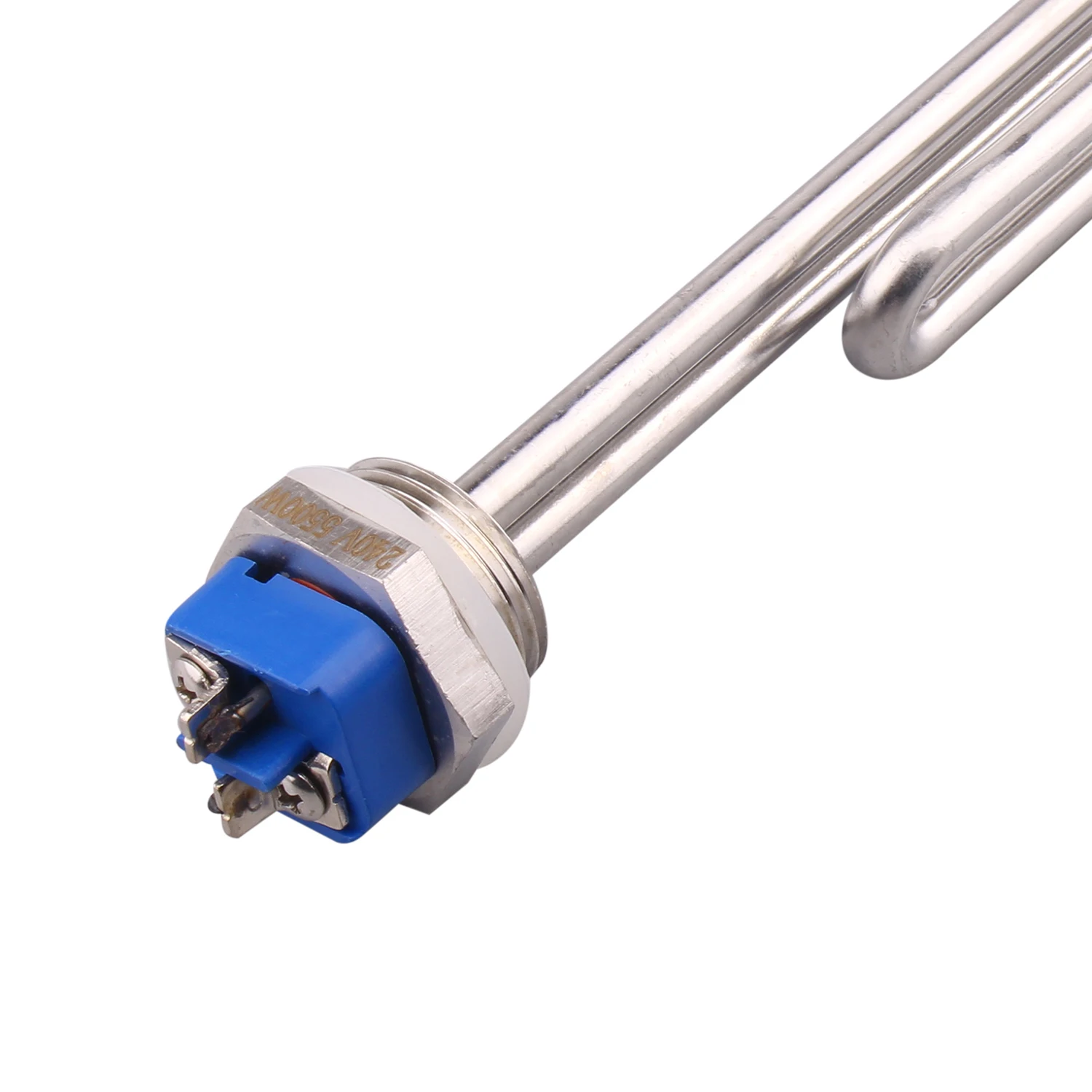 DERNORD 240V 2.5/3.5/4.5/5.5/6.5kw SUS304 Water Heating Element Immersion  Foldback Heater 1BSP Electric Tubular Resistance - AliExpress