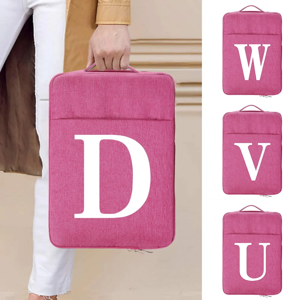 

Laptop Bag for Huawei Macbook Air Pro Dell Laptop Sleeve12 13 14 15 Inch Carrying Protective Pouch Case Handbag initial Letters