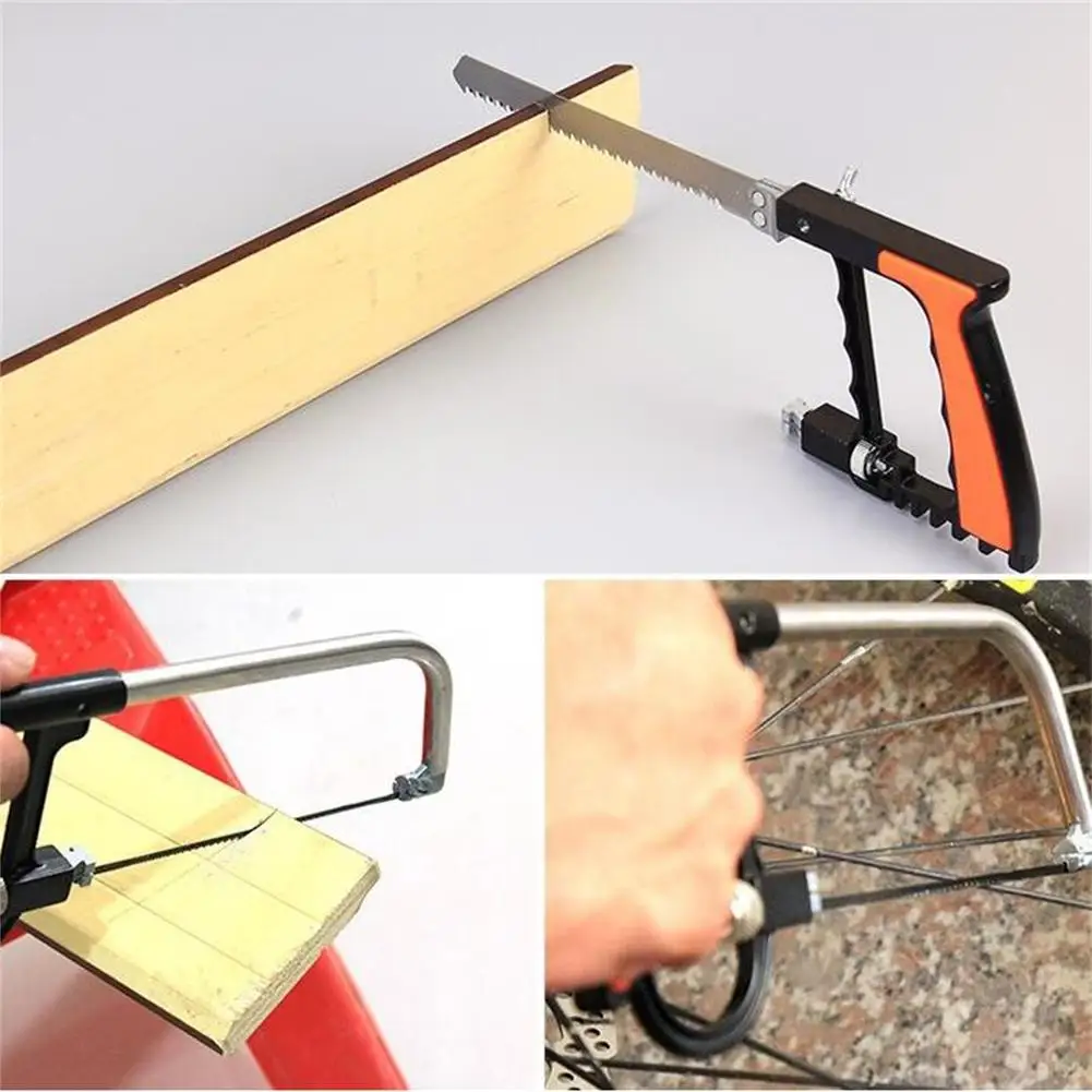 Hand Saw Woodworker DIY Tools Multi Purpose Metal Wood Glass Saw Kit 5 Blades Woodworking Metalworking Model Hobby Tool multi purpose saw hand saw handheld saw