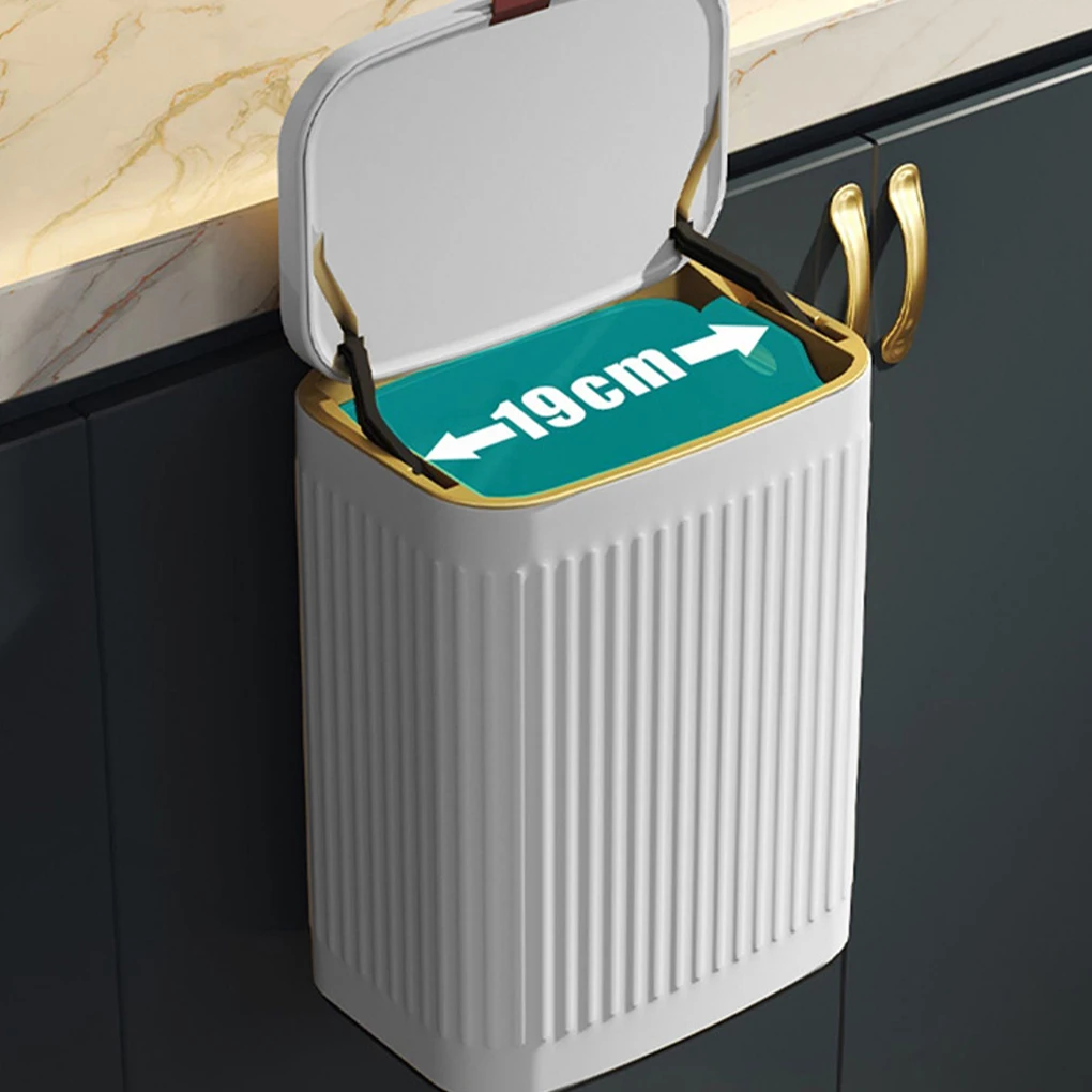 Elegante Pattumiera Da Bagno Per Interni Moderna Ed Ecologica Comoda Pattumiera Da Cucina Sospesa