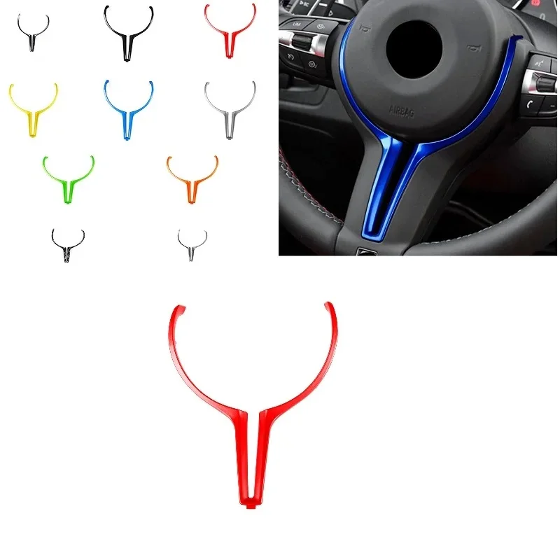 

For BMW M Series M2 M3 M4 M5 F80 F82 F87 T-shaped Car Steering Wheel Trim Auto Inner Cover Carbon FiberDecoration Parts