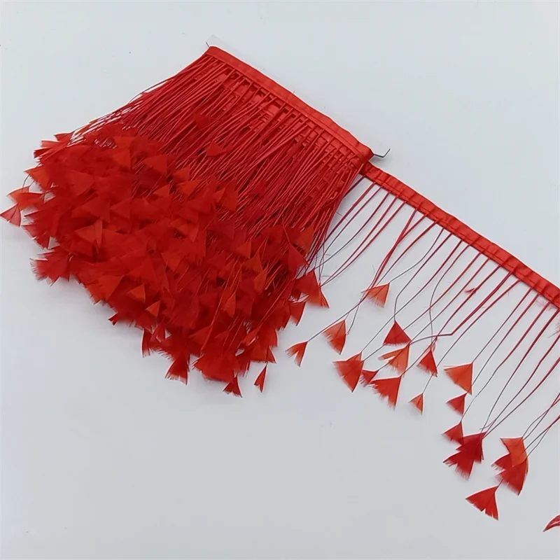 Red feathers