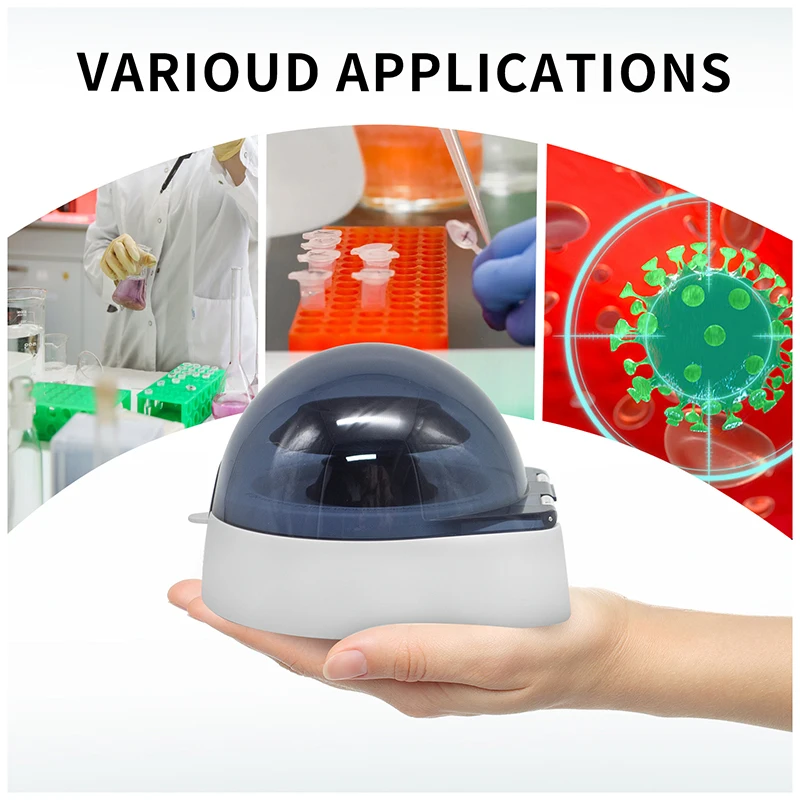 Lab Mini Centrifuges 7000 RPM Benchtop Centrifuge Machine Low Noise Laboratory Centrifuges with DC Motor Max 2680 x Westtune