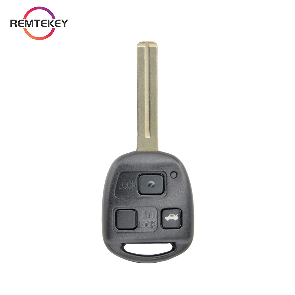 REMTEKEY Remote Car Key Fob Control TOY48 Long Blade for Lexus GX470 RX350 SC430 2007 2008 2009 304/315/434 Mhz 4D67/4C Chip