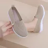Crestar Leisure Flats Shoes For Women Summer New Hollowing Breathable Outdoor Walking Shoes Comfortable Soft Slip On Mesh Shoes 3