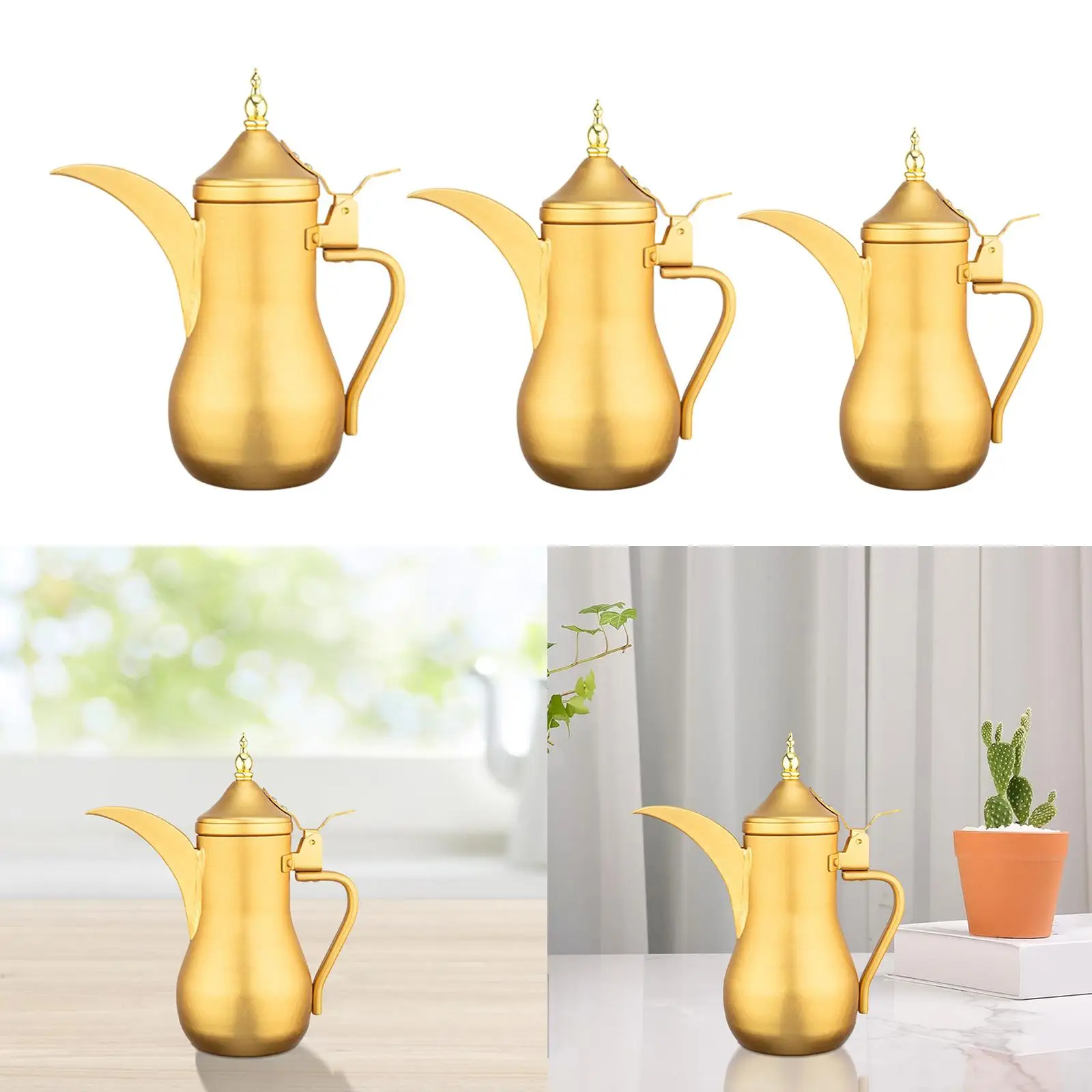 Milk Kettle with Handle Teapot for Festival Party Daily Using Coffee Shop