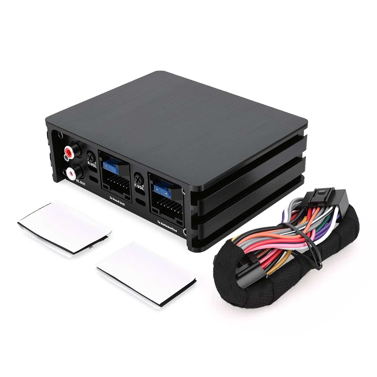 4*60W Auto-Leistungsverstärker, zerstörungsfreie Installation, DSP-Auto-Audio-Lautsprecher für Android-Großbildschirm, dedizierter Verstärker – Detail 15