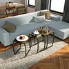 Nesting Tables, Vintage Side End Tables Living Room, Coffee Snack Table Set of 3 6