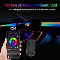 Car Ambient Light Universal LED Car Led Symphony RGB Atmosphere Lamp APP for Backlight LED Acrylic Fiber Optic Decoration Light - Image 2