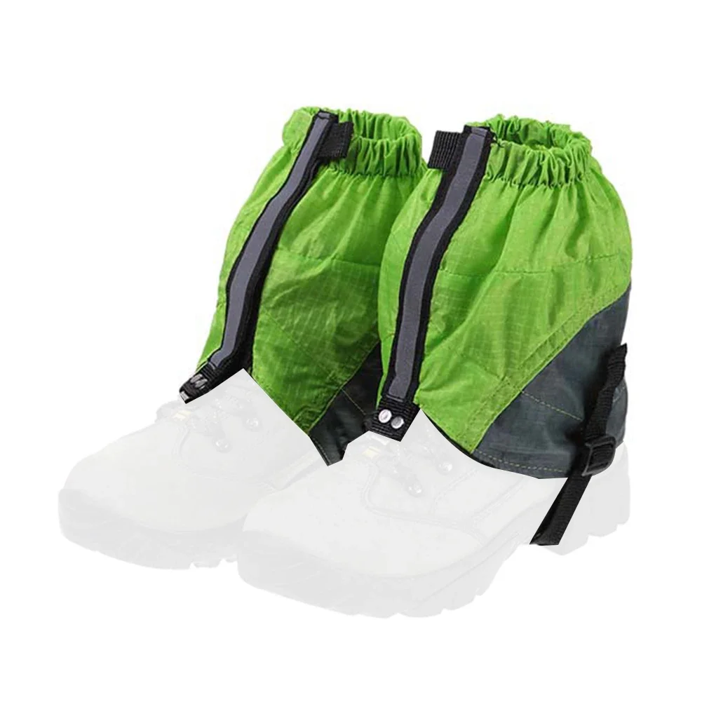 Waterproof Leg Gaiters Reflective Hiking Gaiters Climbing Easy To Clean Protect Your Shoes Reusable Sand-proof