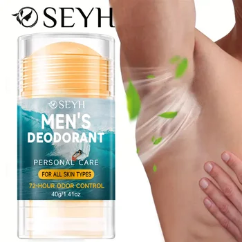 SEYH 40g Men's Antiperspirant Cream - Plant-Based Formula for 72-Hour Freshness Moisturizing Portable for Sports Work Home Ideal 1