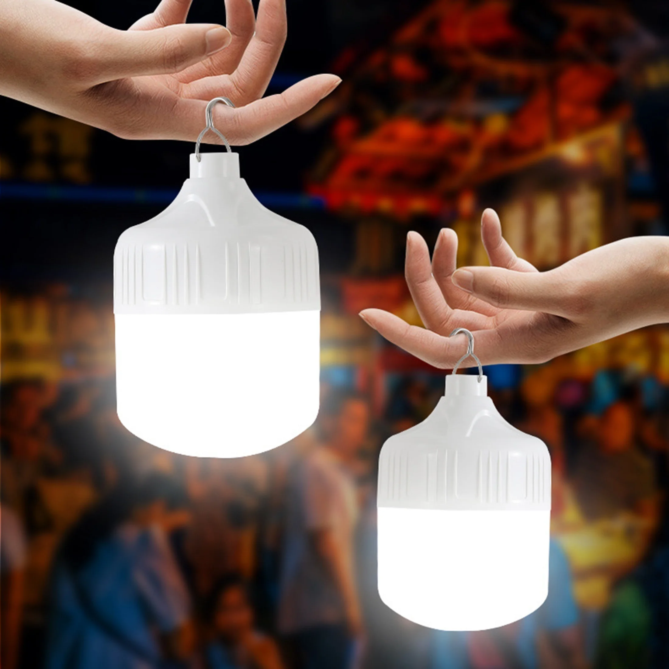 Camping lantern Outdoor rechargeable LED high brightness emergency light connected for camping and fishing portable