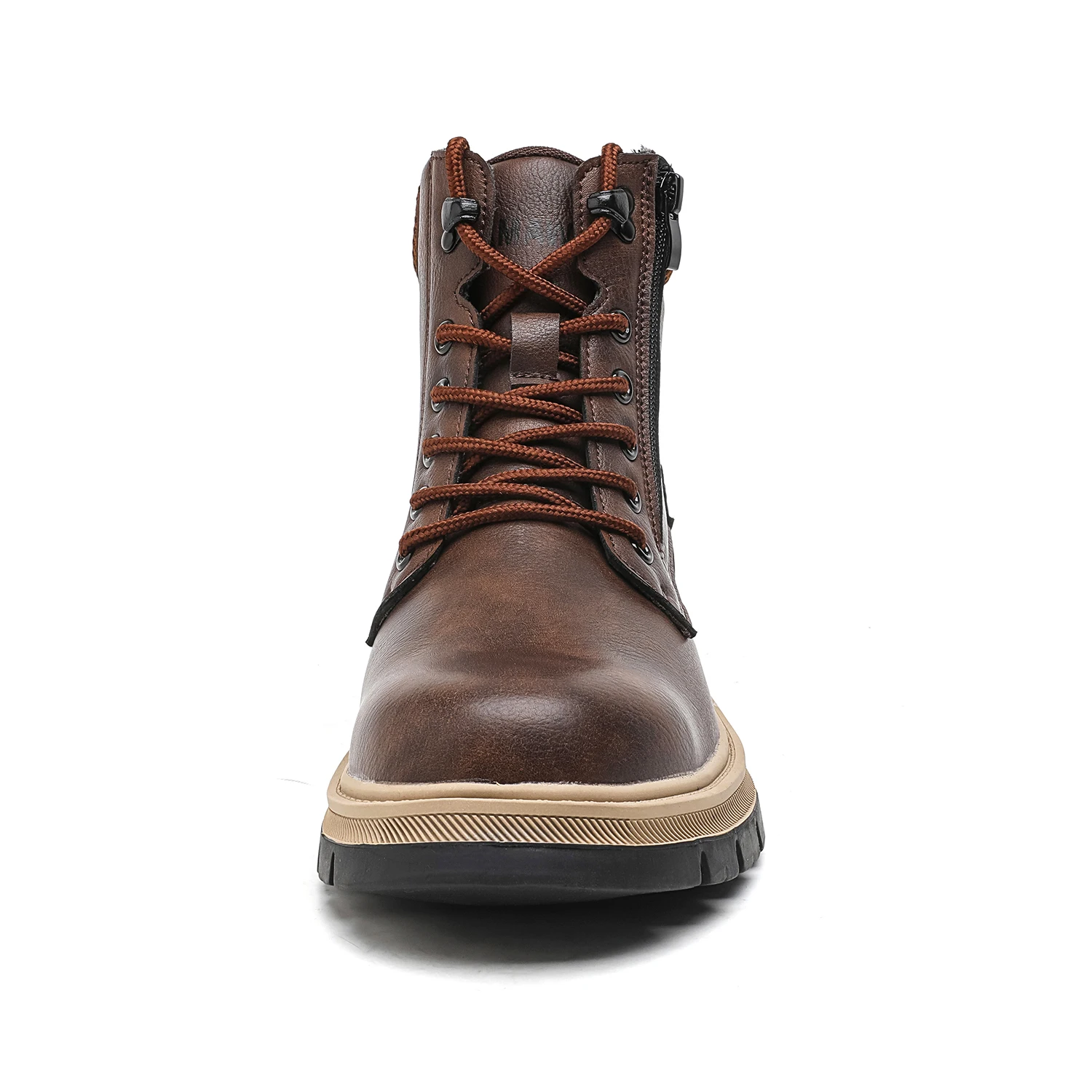 Men Work Boots Puncture-Proof Waterproof Work Shoes Steel Toe Safety Boots Industrial Indestructible Boots Side Zipper Shoes BEST SELLERS