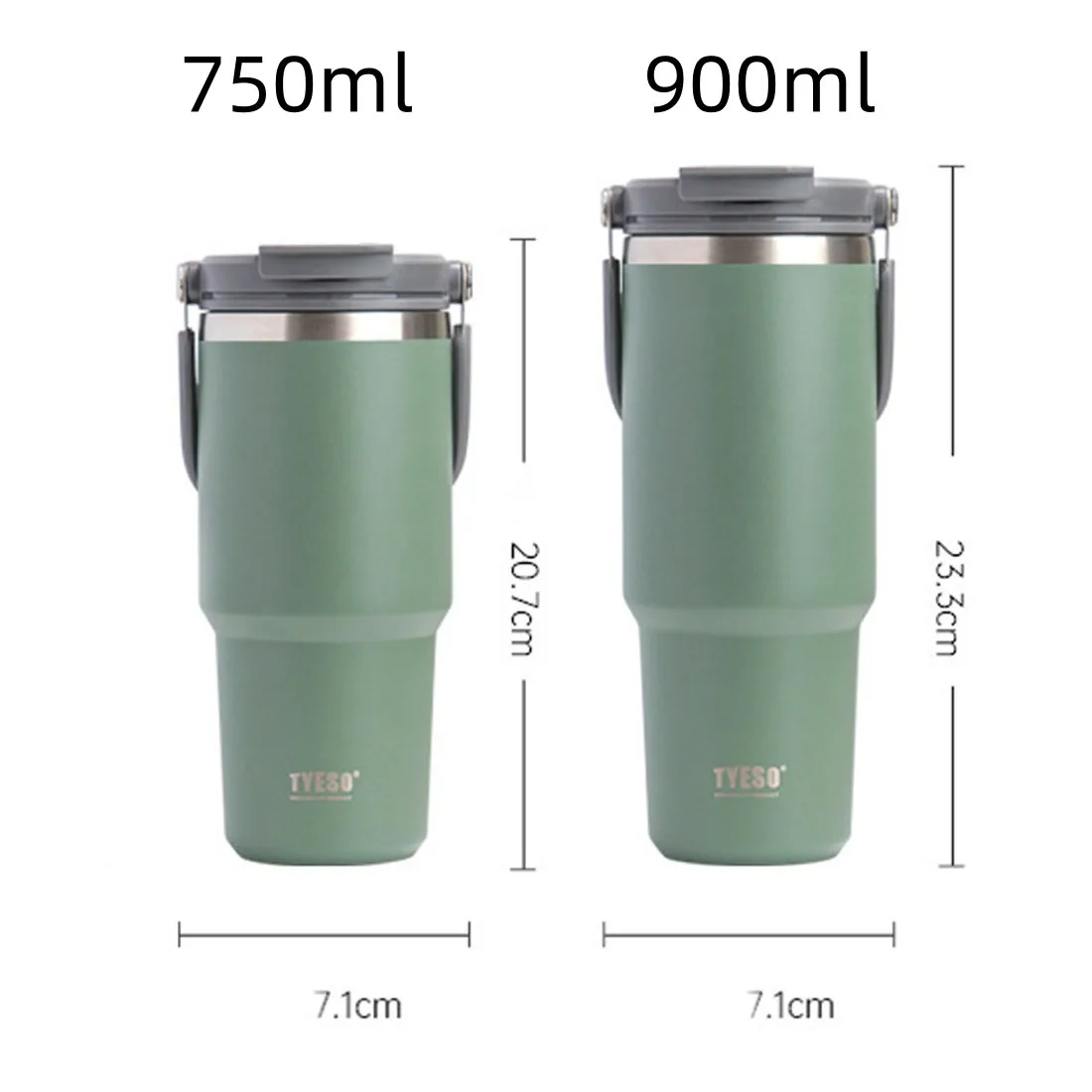 Tyeso Stainless Steel Coffee Cup Cold And Hot Double-layer Insulated Cup Tumbler Thermo Water Bottle Car Travel Mug Vacuum Flask 31 Sd7fb74d1850b40bcb6d05f4066d13dafW