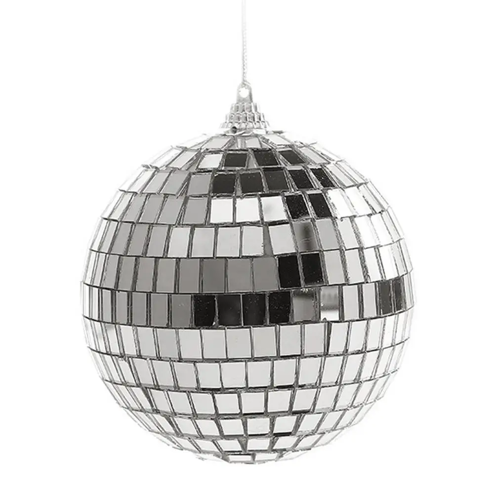 6 Pcs Portachiavi Da Discoteca Specchio Decorazioni Per Feste in