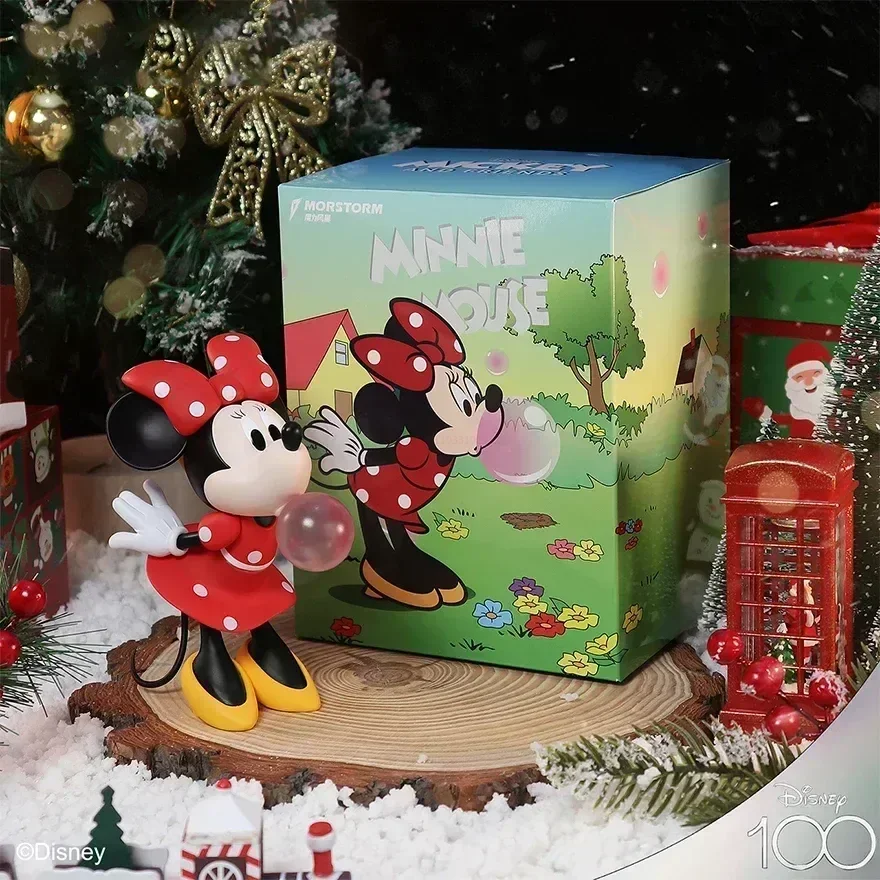 Figuras de anime de Mickey Mouse de Disney, figura de Minnie, traje de marea de dibujos animados, modelo de decoración, coleccionable, decoración de habitación, regalos de cumpleaños