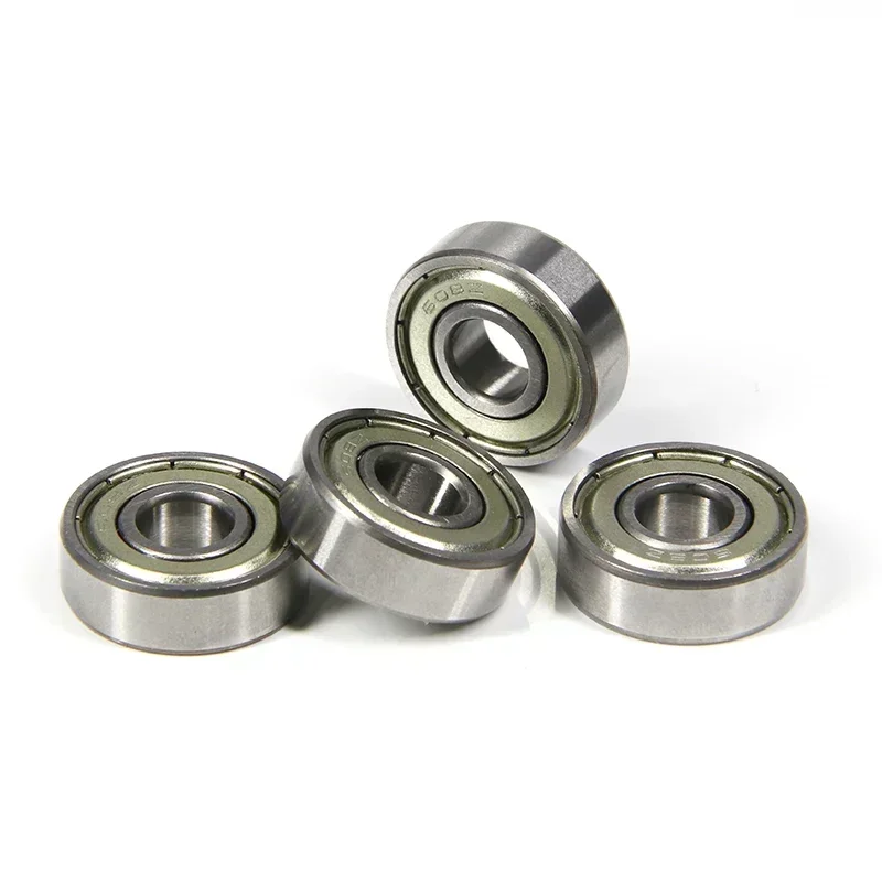 Ball Bearings 608Z 608ZZ Deep Groove 8x22x7mm ABEC-7 Mini Ball Bearing Carbon Steel for Skateboard Scooter 3D Printer Parts