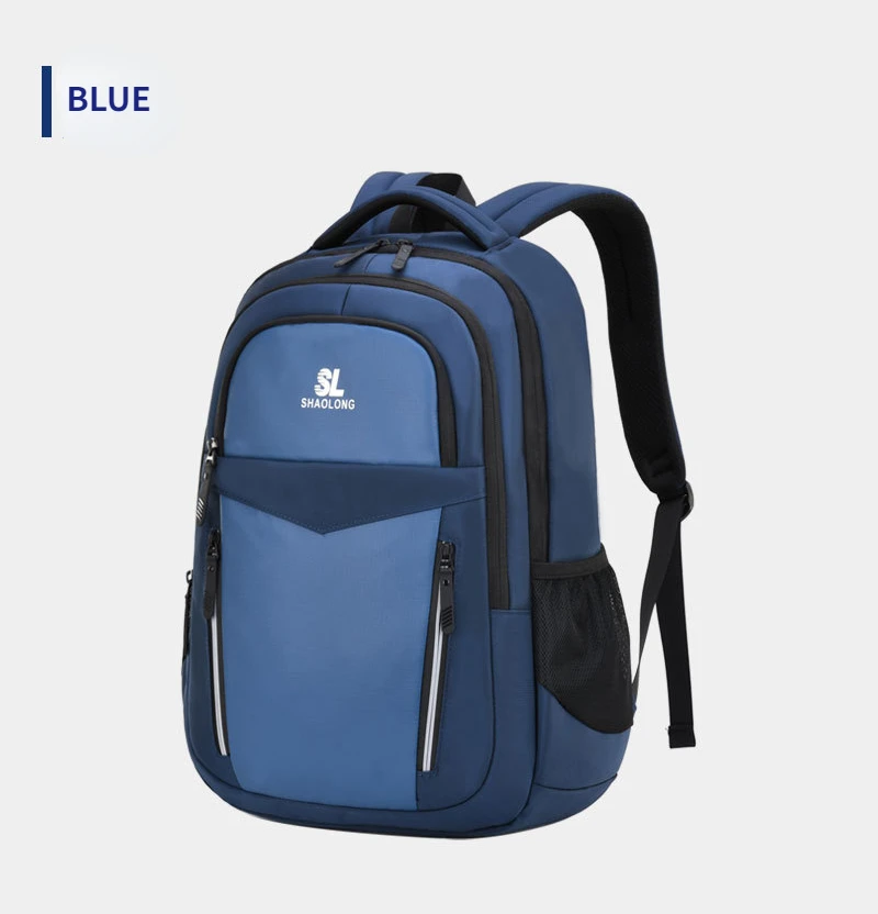 Shaolong SL6003 Large Capacity School Backpack Grey ETCT