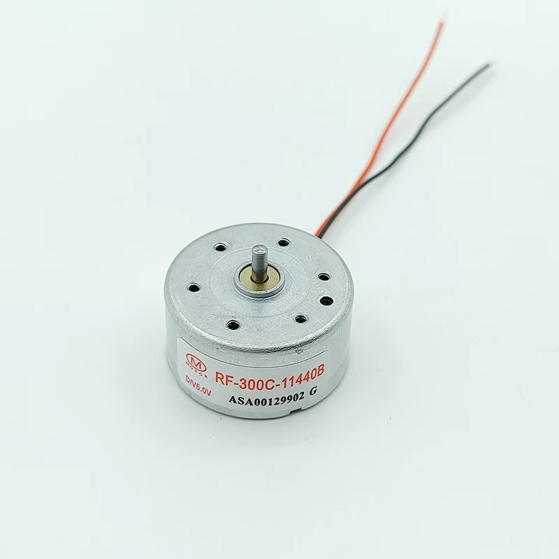  Solar Round RF300 Solar Motor, DC 3V 3.7V 6V 300 USB