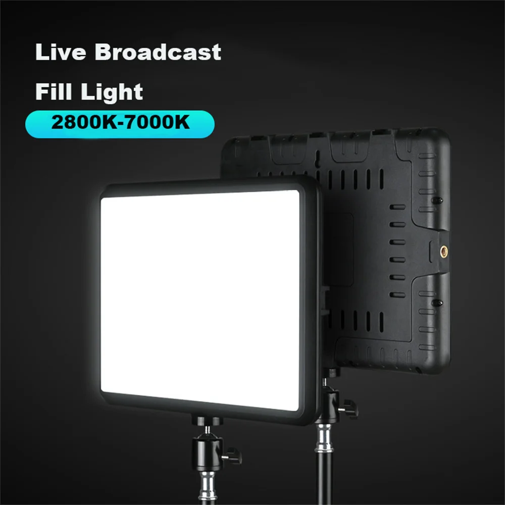 Led Fotografia Vídeo Light Iluminação Painel Photo Studio Lâmpada Kit para Shoot Live Streaming Luzes de Preenchimento 2800k7000k