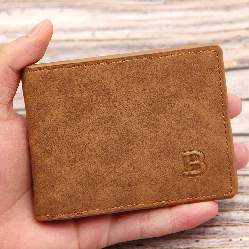 Coin Wallet Men Thin with Zipper and Coin Bag