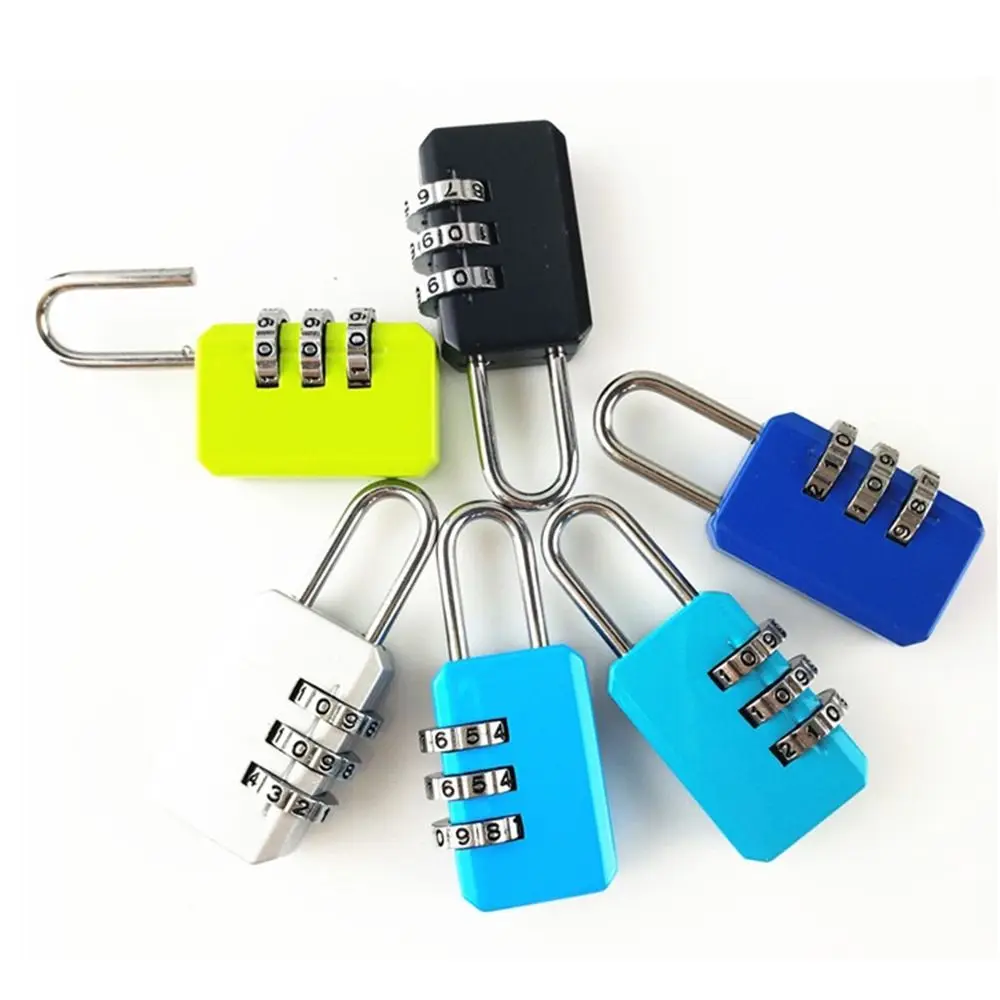 Zinc Alloy 3 Digit Password Lock for School Gym Home
