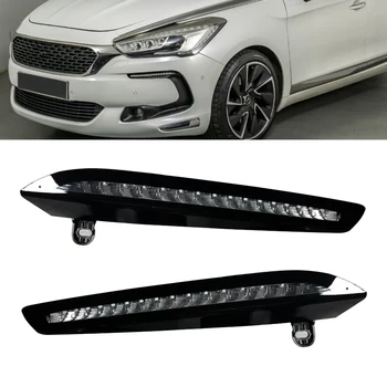 Per Citroen DS4S DS5LS Auto LED Luce di marcia diurna Luce diurna Streamer anteriore Indicatore di direzione Lampada fendinebbia Accessori auto